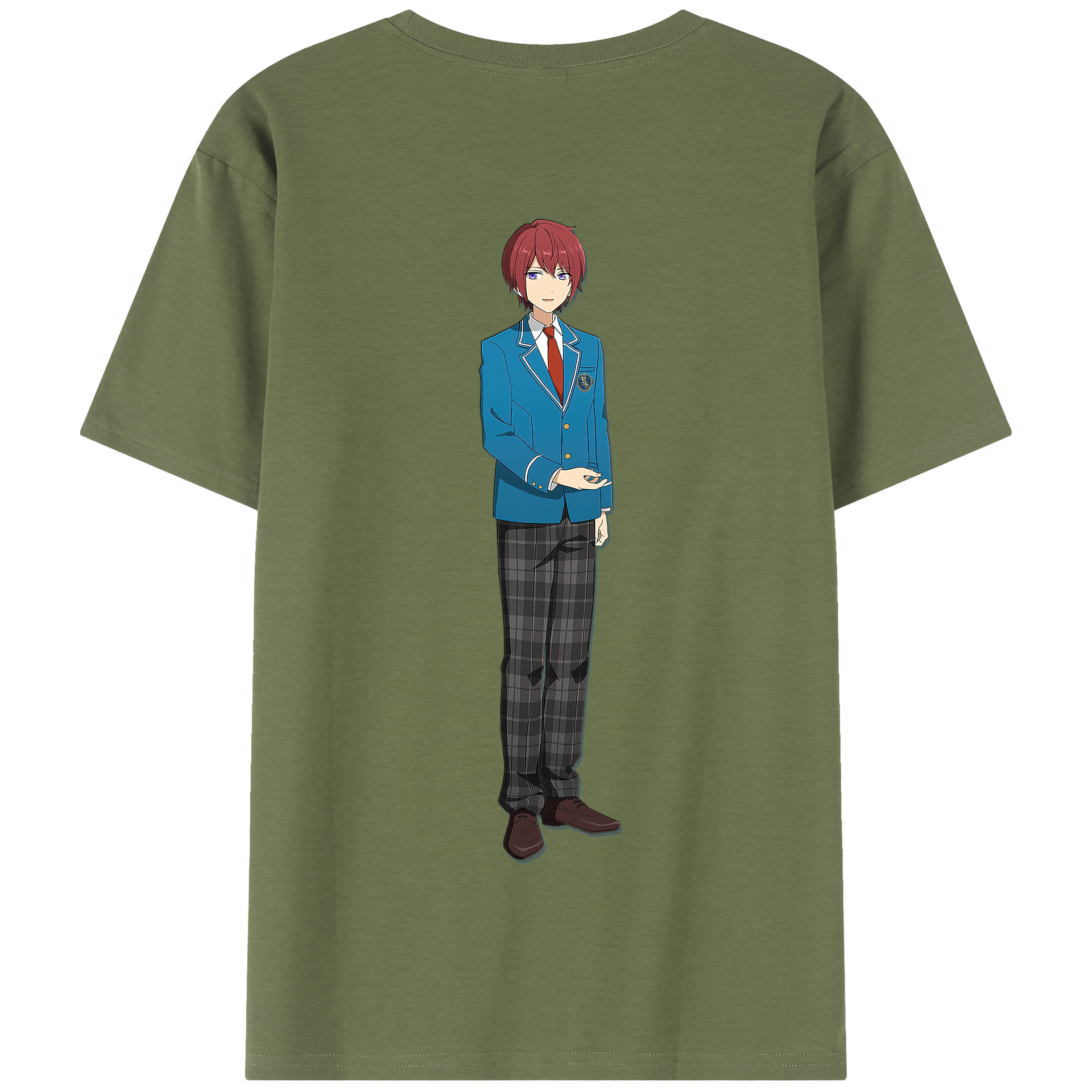 （画像用） あんさんぶるスターズ! Ensemble Stars 綿100％半袖Tシャツ（背面プリント）